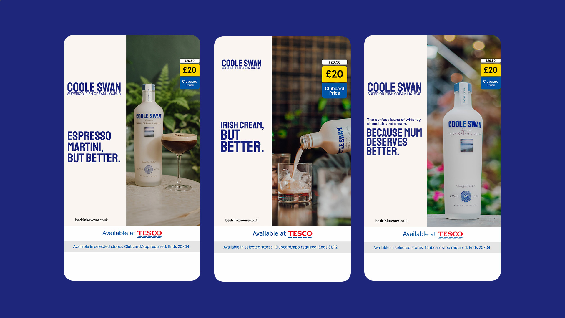 Coole Swan campaign hero visual